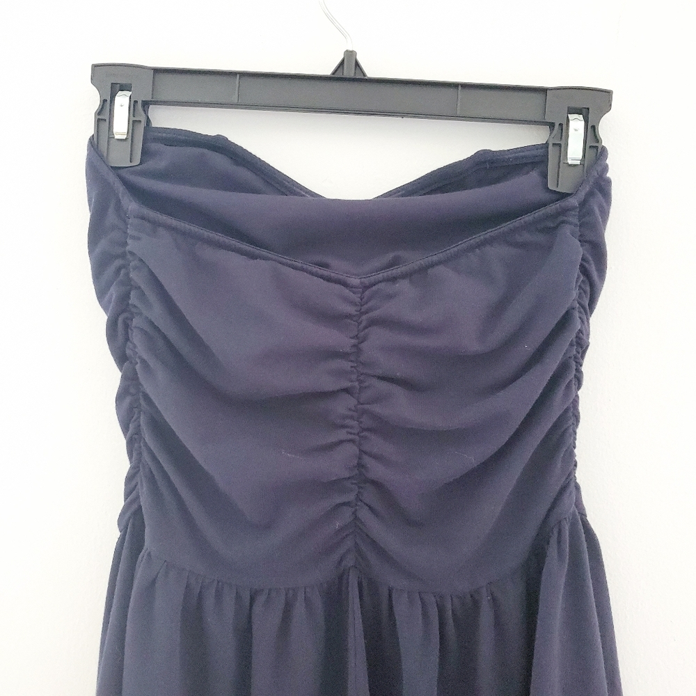 Victoria's Secret bra tops blue strapless dress - Picture 4 of 9